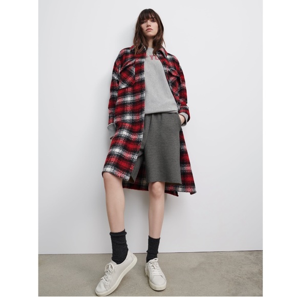 Zara long plaid overshirt - Picture 7 of 13